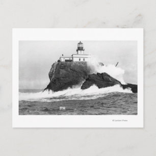Tillamook, Oregon Lighthouse am Meer, OR Postkarte