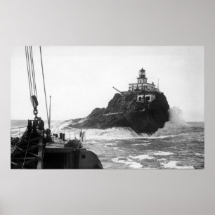 Tillamook, Oregon Lighthouse von Ship Fotograp Poster
