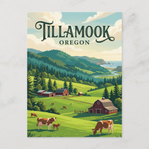 Tillamook, Oregon Postkarte