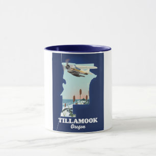Tillamook Oregon Reisekarte Tasse