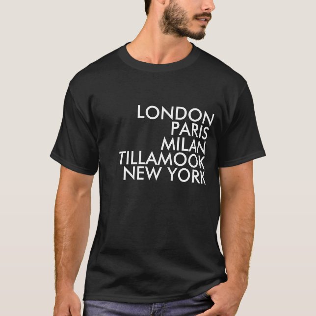 Tillamook Oregon Shirt (Vorderseite)