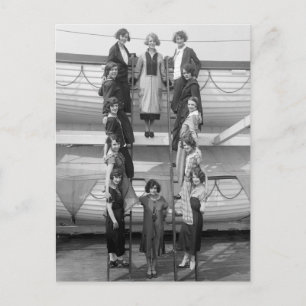 Tiller Girls Tanztruppe: frühe 1900er Postkarte