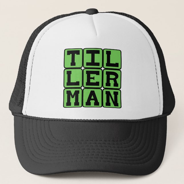 Tillerman, Boat Steerer Truckerkappe (Vorderseite)