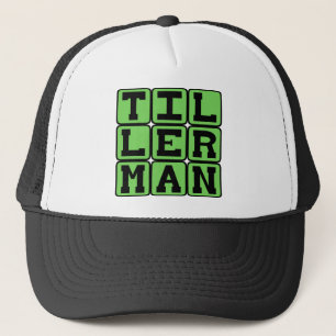 Tillerman, Boot Ruderer Truckerkappe