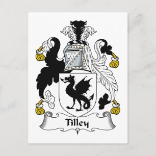 Tilley Familienwappen Postkarte