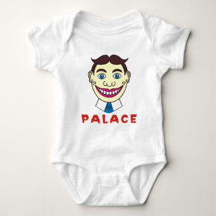 Tillie über Palast-Buchstaben Baby Strampler