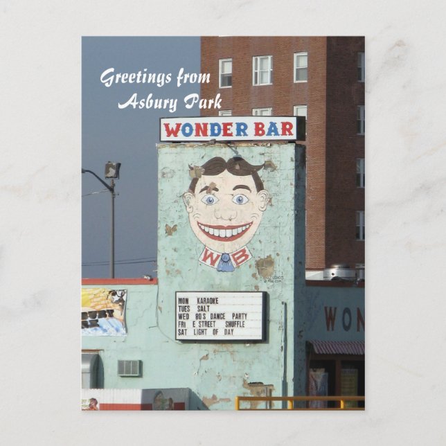 Tillie / Wonder Bar in Asbury Park NJ Postkarte (Vorderseite)