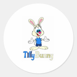Tilly Bunny Rundum-Aufkleber Runder Aufkleber