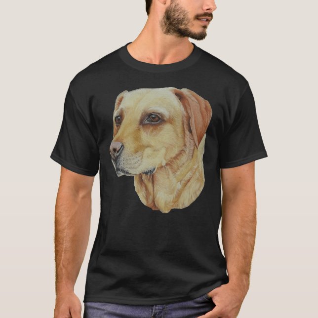 Tilly The Yellow Labrador T-Shirt (Vorderseite)