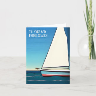 Tillykke med fødselsdagen, dänischer Geburtstag Karte