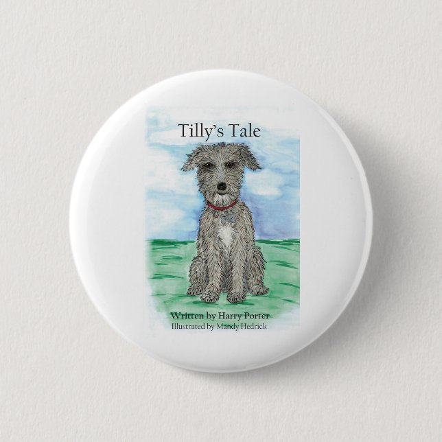 Tillys Geschichte Button (Vorderseite)