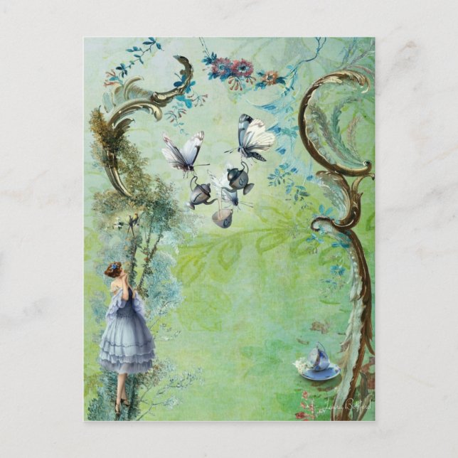 Tilly's Tea Time Postcards Postkarte (Vorderseite)