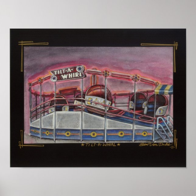 Tilt-A-Whirl Poster (Vorne)