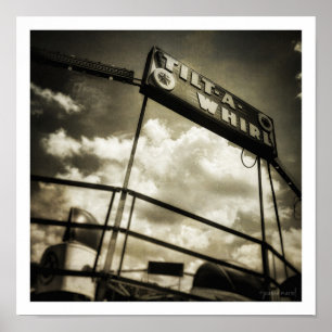 Tilt-a-Whirl Square Poster