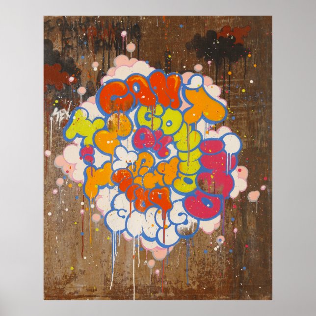 Tilt "I Can't Imagine" Print Poster (Vorne)