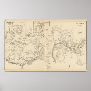 Tilton PO, Sanbornton, Tilton Poster