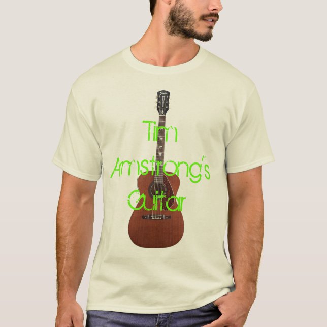 "Tim Armstrongs Gitarre" (T - Shirt) T-Shirt (Vorderseite)