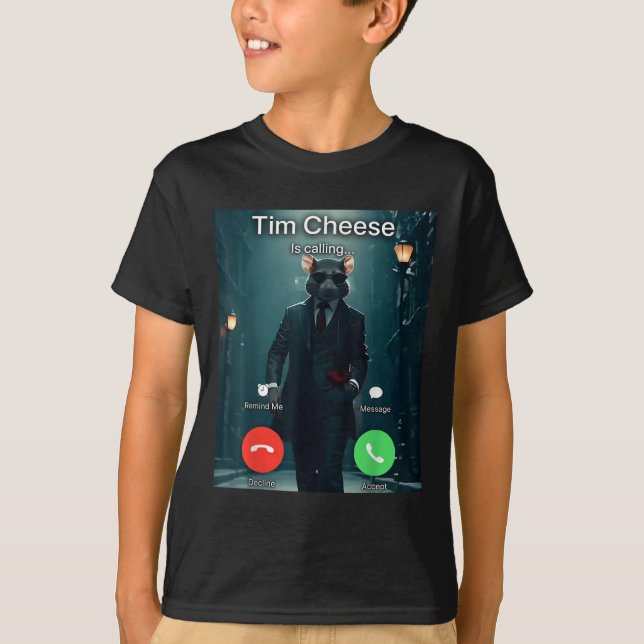 Tim Cheese Meme T-Shirt (Vorderseite)