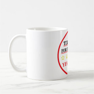 Tim Dillon für Präsidialkampagne Merch Kaffeetasse