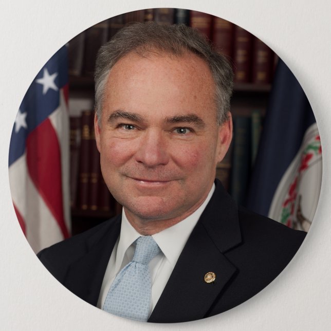 Tim Kaine ENORMER Knopf/Button Button (Vorderseite)