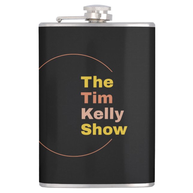 Tim Kelly Show Flask Flachmann (Vorderseite)