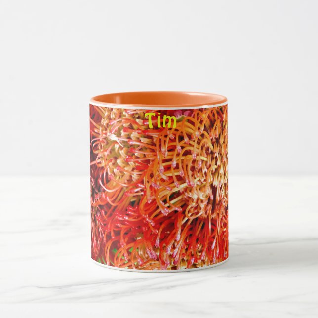 TIM ~ Personalisiert schönes Banksia ~ Tasse (Zentrum)