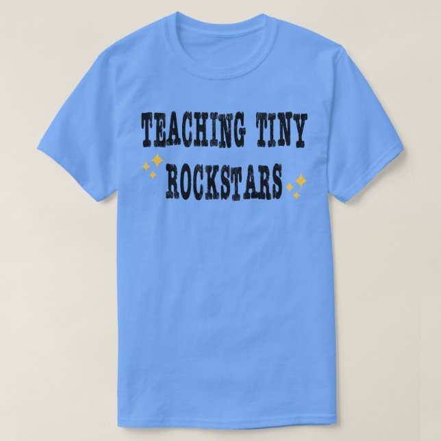 Tim Tiny Rockstars Musiklehrer T-Shirt (Design vorne)