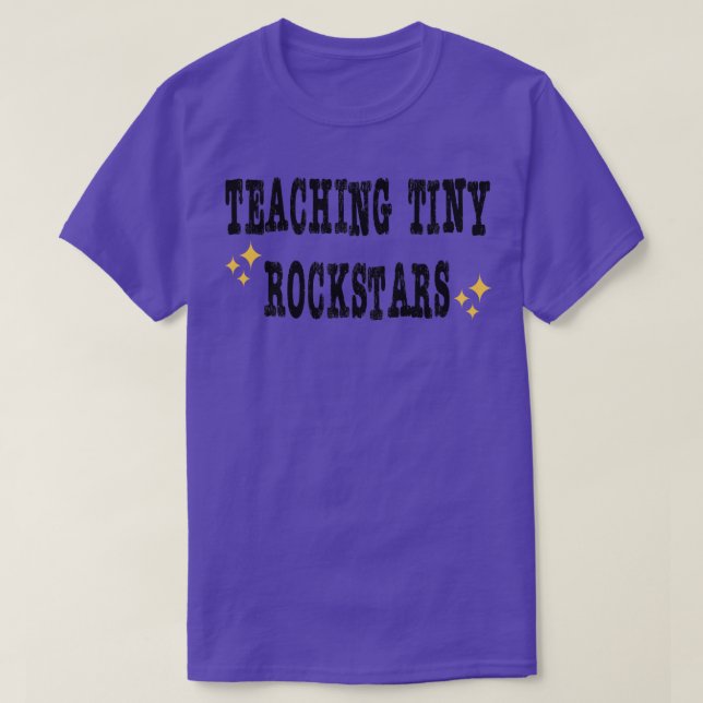 Tim Tiny Rockstars Musiklehrer T-Shirt (Design vorne)