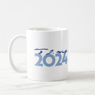 Tim Walz 2024 Unterschrift Kaffeetasse