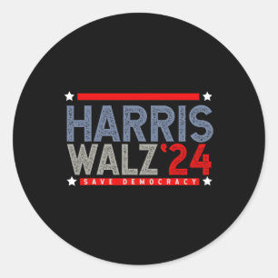 Tim-walz-2024 Wahlen Männer Frauen Kinder Waltz 1 Runder Aufkleber