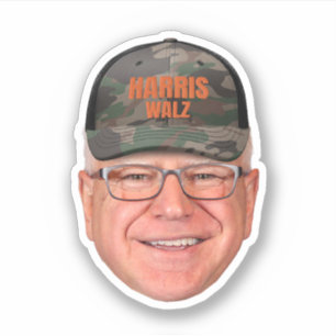 Tim Walz Aufkleber