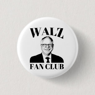 Tim Walz Fan Club Button