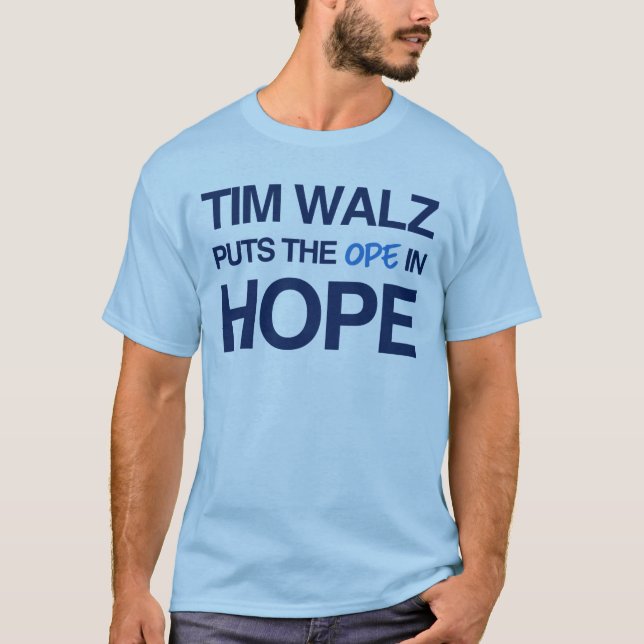 Tim Walz Fan Club T-Shirt (Vorderseite)