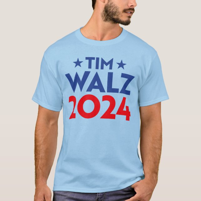 Tim Walz Fan Club T-Shirt (Vorderseite)