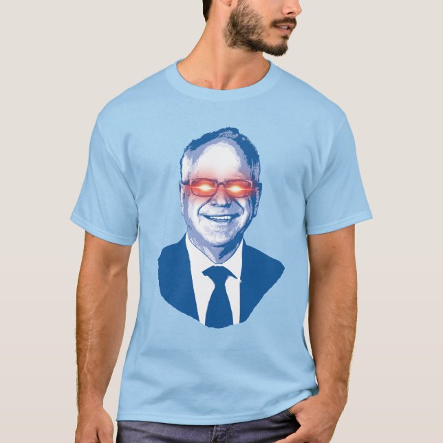 Tim Walz Fan Club T-Shirt (Vorderseite)