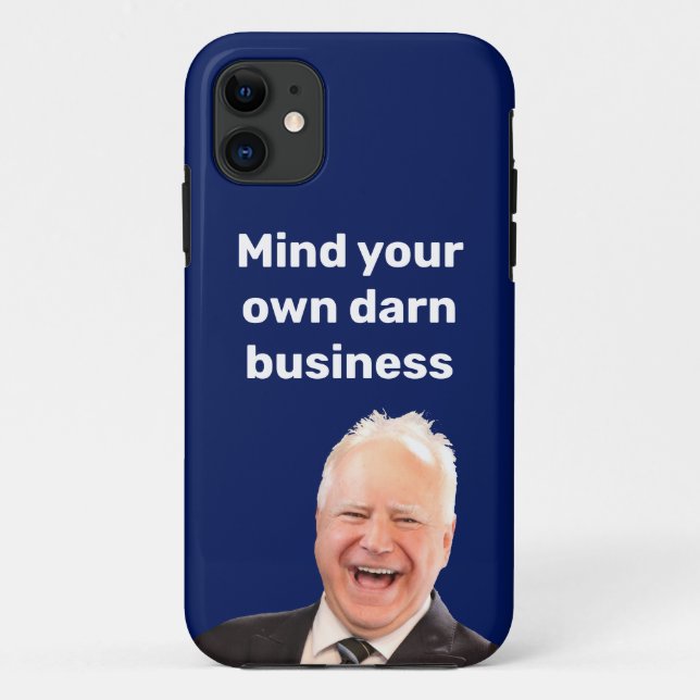 Tim Walz für sich Case-Mate iPhone Hülle (Rückseite)