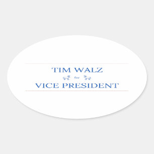 Tim Walz für Vizepräsident Sticker