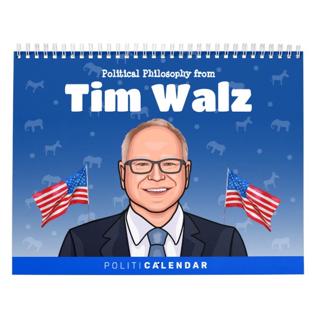 Tim Walz Kalender des politischen Humors (Titelbild)