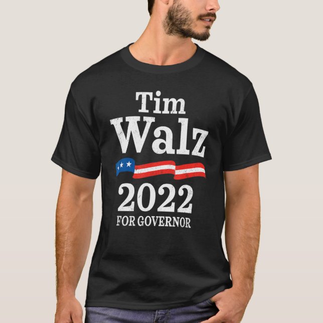 Tim Walz Minnesota Gouverneurswahl 2022 MN Men W T-Shirt (Vorderseite)