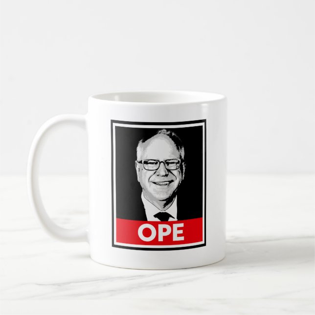 Tim Walz OPE Kaffeetasse (Links)