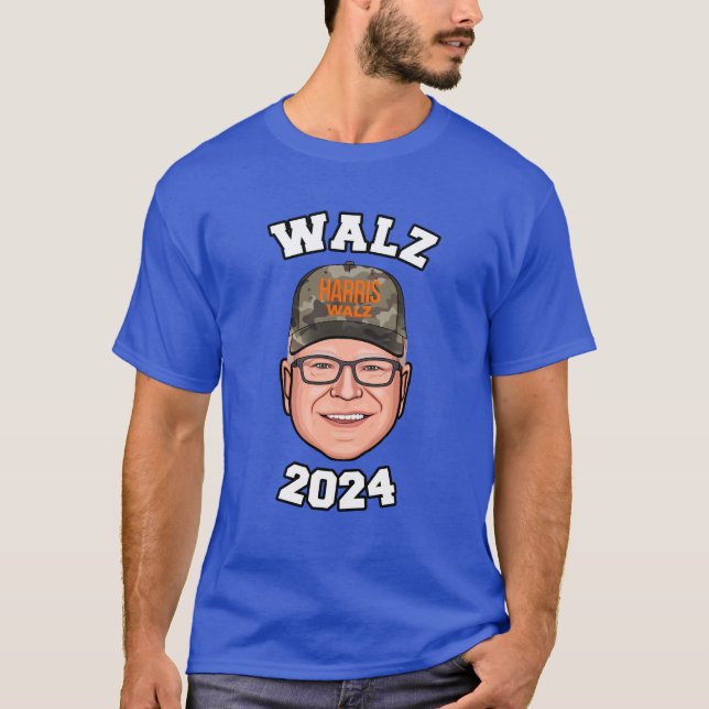 Tim Walz T-Shirt (Vorderseite)