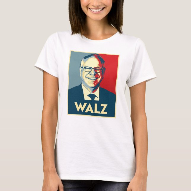 Tim Walz T-Shirt (Vorderseite)