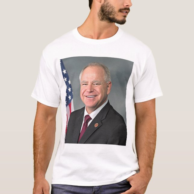 Tim Walz VP T-Shirt (Vorderseite)