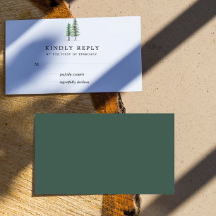 Timber Grove  RSVP Karte