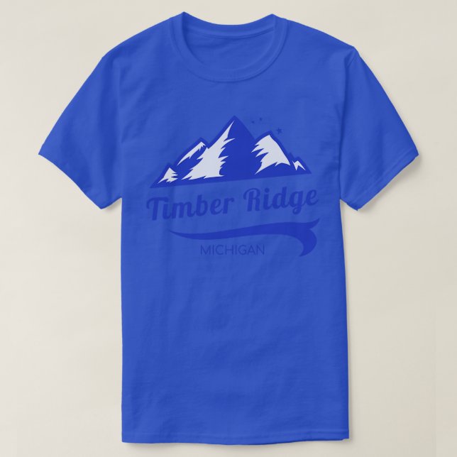 Timber Ridge ski Michigan T-Shirt (Design vorne)
