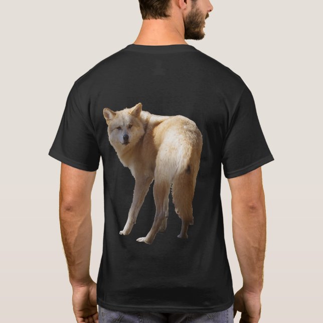 Timber Wolf dunkles Shirt (Rückseite)