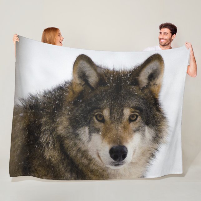 TIMBER WOLF FLEECEDECKE (Beispiel)