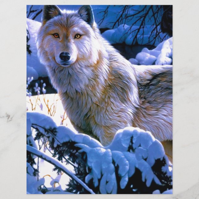 Timber Wolf Kunstgeschenke (Vorderseite)