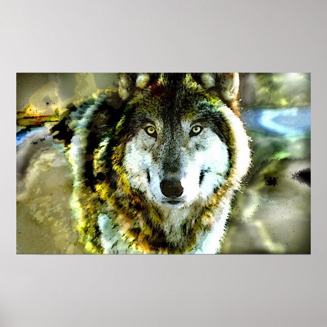 Timber-Wolf-Poster von JungleWalk.com Poster (Vorne)