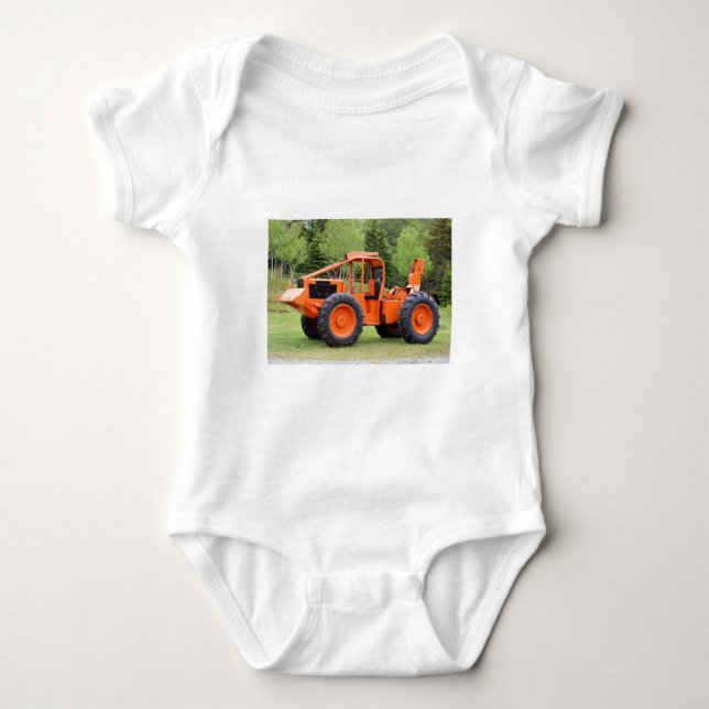 Timberjack Winde Baby Strampler (Vorderseite)